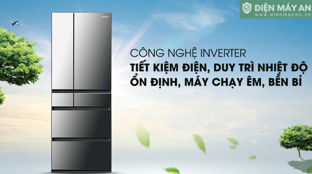 Tủ lạnh Panasonic Inverter 491 lít Multi Door NR-F503GT-X2